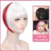 Bangs Clip in Bangs Real Human Hair Extensions Synthetic Bangs Hair Clip in Fringe Straight Flat Bangs with Temples for Women Bangs Hair Clip(#35) - Buy Online on GoSupps.com