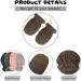 Pesaat Double Layer Fleece Baby Gloves - Anti-Scratch Mittens for Boys and Girls | 6-12 Months (3pcs) - Winter Infant Toddler Mittens - Buy Online on GoSupps.com