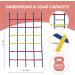Cateam Climbing Net for Kids - 6.6 ft. Ninja Slackline Accessories with Ground Anchoring for Backyard Obstacle Course - Perfect for Backyard Playground - Buy Online on GoSupps.com
