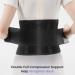 Back Brace for Lower Back Pain Relief - Breathable Lumbar Support Belt for Men & Women | Waist Support with 6 Stays for Fitness & Work - Buy Online on GoSupps.com
