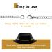10Pcs Stainless Steel Gold Silver Necklace Extenders with Lobster Clasps - Jewelry Making Accessories - Buy Online on GoSupps.com