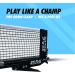 Stag Clipper On Professional Grade Table Tennis Net & Post Set - Easy Setup, Spring Clamp, Indoor/Outdoor Snap-On Ping Pong Net Post (Alloy Steel) - Buy Online on GoSupps.com