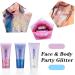 3Pcs Mermaid Sequins Chunky Glitter Gel Kit - 50ml Body, Face, Eye, Hair, Nail Glitter Liquid Gel for Festival Party Makeup - Buy Online on GoSupps.com