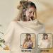 Nursing Apron & Cover | Darryy Muslin Breastfeeding Scarf | Breathable Cotton 75x95 cm Multi-Purpose Khaki Cover for On-the-Go Moms - Buy Online on GoSupps.com