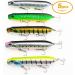 5pc Topwater Fishing Lures with Hooks - Minnow Popper Crank Baits for Bass Trout, Saltwater Freshwater Swimbaits - 3.94in 0.63oz - Buy Online on GoSupps.com