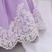 FYMNSI Baby Girl Baptism Christening Dress with Lace Floral Embroidery and Headband - Violet, 6-9 Months - Buy Online on GoSupps.com