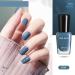 Nail Polish Blue - Peel Off Nail Polish Non-Toxic Nail Varnish with Water Based Formula Quick Dry Summer Winter Color Nail Gel Polish At Home DIY Manicure for Women Girls Teens Kids B101 - Buy Online on GoSupps.com