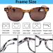 Bifocal Reading Glasses - Lightweight Fashion Sun Readers for Men Women - 1.5 Black Tortoise + Brown Tortoise - Buy Online on GoSupps.com