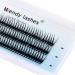 Individual Cluster Lashes D Curl 0.10mm 12mm 120Pcs for 3D Effect Soft DIY Eyelash Extensions | RR-12mm Clusters - YW-0.10-D - Buy Online on GoSupps.com
