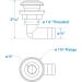 Seachoice 90-Degree Thru Hull Fitting for 3/4 ID Hose | 7/8 Max Hull - Marine Grade - Buy Online on GoSupps.com