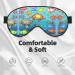 Silky Sleep Masks | Turtle & Fish Eye Covers | Soft Satin Blindfold for Men & Women | Travel Nap Essential | Silent Night Stars - Buy Online on GoSupps.com