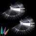 Nail Swatches 100Pcs Nail Swatch Sticks Nail Colour Display Nail Display Tips Nail Art Tips Sticks with Metal Ring for Nail Salon and Beginners (Clear)