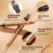 Neutral & Brown Metallic Eyeshadow Stick - Waterproof Champagne Matte & Glitter Makeup Pencil - Buy Online on GoSupps.com