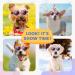 UV Protective Heart Shape Dog Sunglasses - Windproof Waterproof & Adjustable Glasses for Small Dogs (Pink) - Buy Online on GoSupps.com