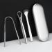 WILsem Stainless Steel Tongue Scraper | Tongue Cleaning Tool for Bad Breath | Includes Storage Box | Silver | International Shipping Available - Buy Online on GoSupps.com
