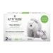 ATTITUDE Hypoallergenic Static Eliminator Cloths & Softeners, Fragrance Free, Reusable for Up to 300 Loads