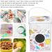 Laundry Powder Bin Iron Laundry Powder Tin with Perspective Window and Lid Large Capacity Washing Powder Storage Tin Used at Home - Buy Online on GoSupps.com