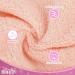 HOMEXCEL Premium Makeup Remover Cloth 24 Pack - Reusable Super Soft Facial Cleansing Cloths - 7x7 Inch Microfiber Coral Velvet - Highly Absorbent Face Towels - Buy Online on GoSupps.com