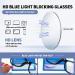 MEETSUN Blue Light Blocking Glasses 2 Pack - Anti Eyestrain Computer Gaming Eyeglasses for Men Women - Lightweight TR90 Frame - Retro Classic Design (Black & Grey Leopard Frames) - Buy Online on GoSupps.com