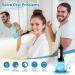 Portable Cordless Water Flosser with 300ML Tank - Rechargeable & Waterproof - 3 Modes 4 Tips - Black - Buy Online on GoSupps.com