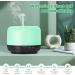 Moisturnt 500ml Aroma Essential Oils Diffuser | Ultrasonic Humidifier with Remote Control | Perfect for Bedroom Office Yoga & Spa - Buy Online on GoSupps.com