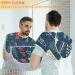 Beard Bib Apron for Men | Waterproof Hair Catcher & Grooming Cloth - Perfect for Shaving & Trimming | Abstract Christmas Tree Design - Buy Online on GoSupps.com