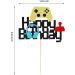 Arthsdite 1Pc Video Game Happy Birthday Cake Topper Video Game Cake Pick Game On Controllers GamePad Cake Decoration for Game Theme Baby Shower Kids Boys Girls Birthday Party Supplies - Buy Online on GoSupps.com