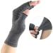 Compression Arthritis Gloves Joint Pain Relief Care Therapy Fingers Large Grey - Buy Online on GoSupps.com