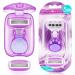 Travel Razors for Women Include 1 Handle and 2 Cartridges Extra Smooth 5-Blade Travel Essentials Razor with Travel Case Portable Travel Size Toiletries for Women Purple