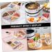 Zerodeko Dried Fruit Plate Lunchbox Nuts Tray Meal Plan Containers Ceramic Clear Snack Container Japan Candy 26X7.5CM White - Buy Online on GoSupps.com