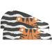 Super Absorbent Tiger Striped Hair Towel 2 Pack | Quick Dry Hair Turbans with Button Wrap for Women & Girls - Buy Online on GoSupps.com