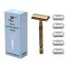 Pearl Double Edge Safety Razor for Men - Eco-Friendly Reusable Shaving Kit | Classic & Luxury Men's Shaving Experience - Buy Online on GoSupps.com