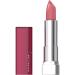 Maybelline Color Sensational Lipstick Lip Makeup Cream Finish Hydrating Lipstick Flush Punch Nude Pink 1 Count