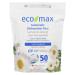 Eco-Max Hypoallergenic Automatic Dishwasher Pacs 50 count Fragrance-Free DETERGENT