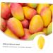 HOMSFOU 6 Pcs Fake Fruit Fruit Model Model Fruit Ornament Fruit Desk Decorations Fruit Photography Props Decor for Kitchen Simulated Fruit Creative Playthings Models Mango Toy Yellowx2pcs Mx2pcs - Buy Online on GoSupps.com
