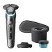 Philips UK Kitchen and Home Shaver Series 9000 with Skin IQ Technology Wet & Dry Electric Shaver with Pressure Guard Sensor Dual Steel Precision Blades on 360-D Flexing heads S9987/55 Old Series 9000 - Dark Chrome