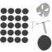 FOMIYES 5 Sets Nail Polishing Sheets Stainless Steel Disc Nail Sanding Slices Sandpaper Metal Shaft Manicure Accessories Manicure Sanding Tool Pad Electric Stainless Steel - Buy Online on GoSupps.com