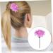 DOITOOL 1 Set Japanese-style hair clip plant hair stick set preserved flower artificial flower purple the flowers french barrette hair clips bridal hair clip polyester iron - Buy Online on GoSupps.com