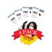 Canadian Made FN-508 EAR LOOPS 4 Pack(White 40 Respirator Masks)