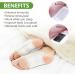 Detox Foot Pads 20PCs | Stress Relief & Deep Sleep | Natural Bamboo Ginger Detoxification - Buy Online on GoSupps.com