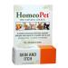 HomeoPet Skin and Itch, Skin and Coat Support for Pets, 15 Milliliters 15ml