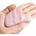 JOVIVI Rose Quartz Gua Sha Board - Heart-Shaped Scraping Massage Tool for Acupuncture Therapy | Natural Aventurine Healing Benefits - Buy Online on GoSupps.com