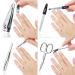 marQus 4-Piece Manicure Set for Women and Men - Solingen Pedicure Kit with Nail Scissors, Tweezers, Clippers & Nail File - Ideal for Traveling - by Jeans - Buy Online on GoSupps.com