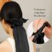LilySilk 100% Silk Sleeping Hat & Scrunchies 2-in-1 | Adjustable Black Silk Hair Ties for Long Hair - Buy Online on GoSupps.com