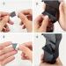 2 Pairs Archery Arrow Rest - Adhesive Backed Fur Pad for Longbow & Recurve Bow - Black/Brown - Outdoor Hunting Accessory - Buy Online on GoSupps.com