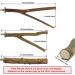 5 PCS Bird Parrot Perches for Cage 9.84 inches Natural Wood Perch Platform Stand for Parrots Birds Cage Parakeets Cockatiels Conures Cages Accessories (5 PCS) - Buy Online on GoSupps.com