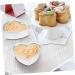 Zerodeko 8 Pcs Heart Cake Mold Cake Mould Baking Trays for Oven Deep Baking Pans for Oven Roasting Pan Lasagna Pan Flat Skillet Cake Decorating Stencils Aluminum Alloy Paper Cup Bakeware 15.3X14.8X5.3CMx4pcs Silverx4pcs - Buy Online on GoSupps.com