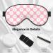 Camellia Pattern Unisex Adjustable Blackout Sleep Eye Mask - Perfect for Travel Yoga and Naps - Buy Online on GoSupps.com
