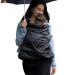 Hoppediz rain cover universal cover for baby carrier and sling anthracite