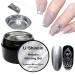 8ml Metallic Painting Gel Silver Painted Nail Polish 3D Metal Painting Drawing Mirror Nail Gel Polish Glossy Soak Off UV/LED DIY Nail Art Manicure Mirror Silver